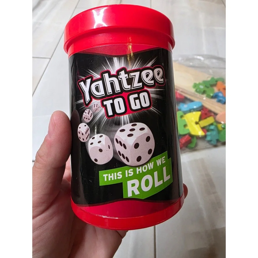 Disney Lilo & Stitch Puzzle Yahtzee To Go Mindfulness Dice Wooden‎ Puzzle Lot